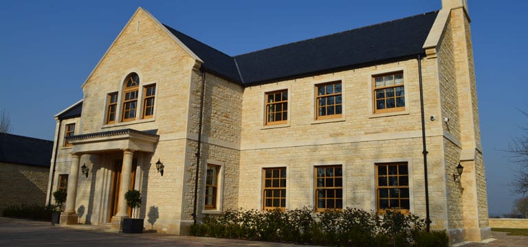 Natural Stone Self Build Home Peterborough