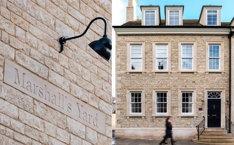 marshalls yard stamford stone exterior detail