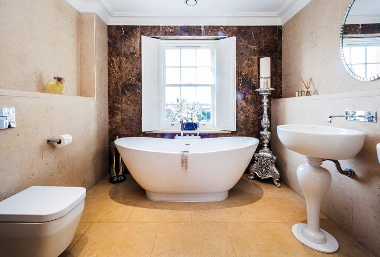 Stone Bathroom Flooring