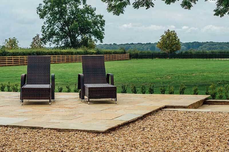 stone patio