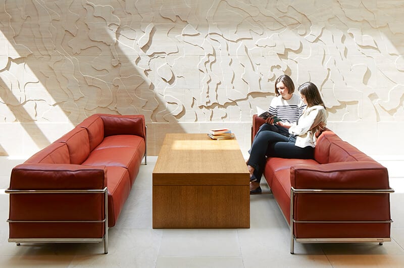 Which natural stone tile is best for commercial use