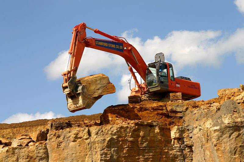 natural limestone sourced from a local limestone quarry