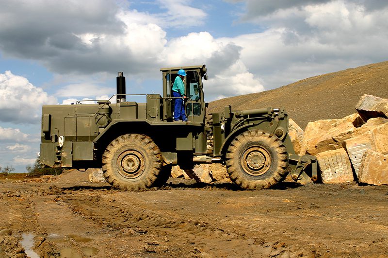 Transportation of stone from the quarry